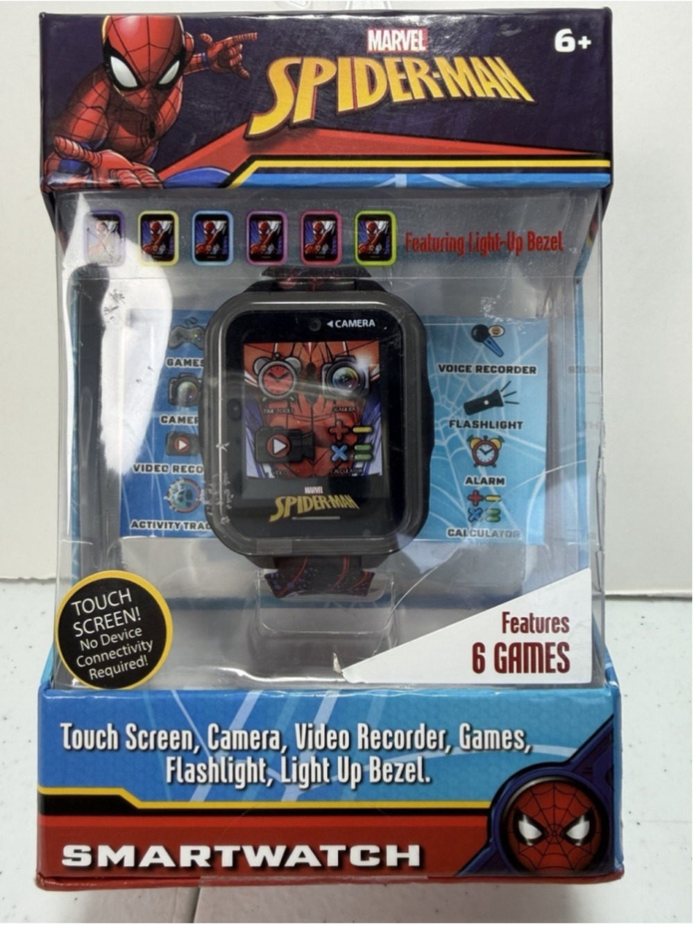 Boys' Spider-Man Light Up Interactive Watch - Black MSRP $35